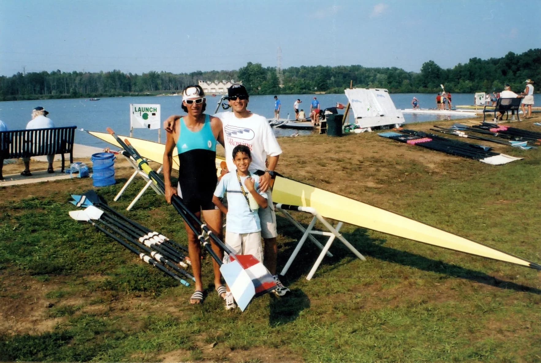 Family at the regatta